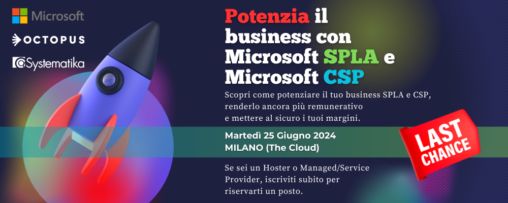 Scopri come Potenziare il Business con Microsoft SPLA e CSP