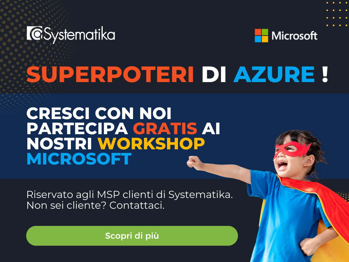 Workshop gratuiti per partners MSP Azure