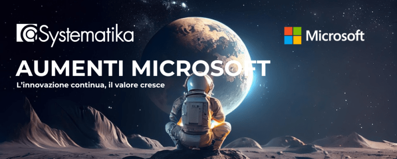 Microsoft ha annunciato un aumento del 5%