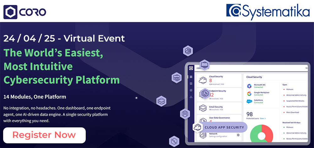 Coro Cyber Security: Proteggi la tua azienda con il bundle Cloud&Email Protection.