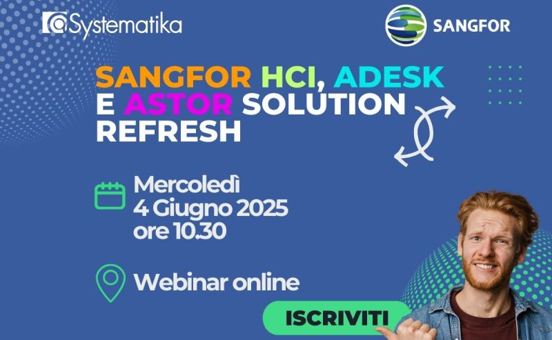 Sangfor HCI, aDesk e aStor solution refresh