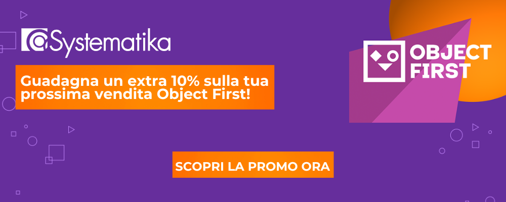 Guadagna un extra 10% sulla tua prossima vendita Object First!
