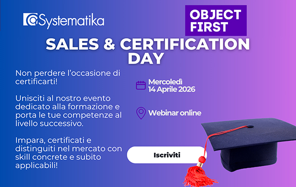 Object First: Sales & Technical Certification Day