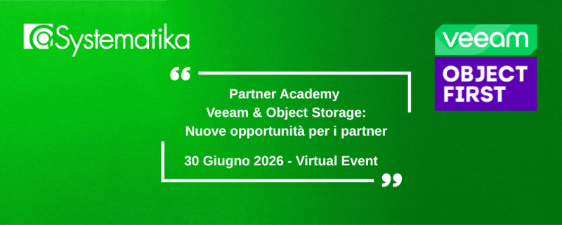 Systematika Distribution: Veeam Partner Academy